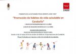 PROYECTO PUNTO ACTIVO CURSO ESCOLAR 2026-2027: PROMOCIÓN DE HÁBITOS DE VIDA SALUDABLE EN CARABAÑA